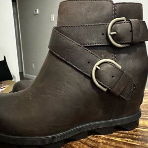 Joan of Arctic Wedge II Buckle Bootie